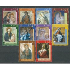 Vaticano - Correo 2002 Yvert 1250/59 ** Mnh Madonas pinturas
