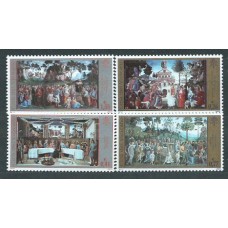 Vaticano - Correo 2002 Yvert 1266/9 ** Mnh Capilla Sixtina