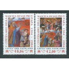 Vaticano - Correo 2004 Yvert 1332/3 ** Mnh Pio V