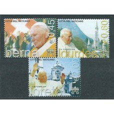 Vaticano - Correo 2005 Yvert 1383/5 ** Mnh Viajes Juan Pablo II