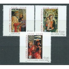 Vaticano - Correo 2006 Yvert 1401/3 ** Mnh Pinturas de Mantegna