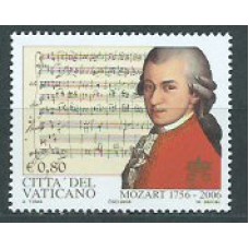 Vaticano - Correo 2006 Yvert 1406 ** Mnh Mozart música