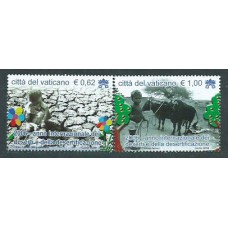 Vaticano - Correo 2006 Yvert 1413/4 ** Mnh Desertificación