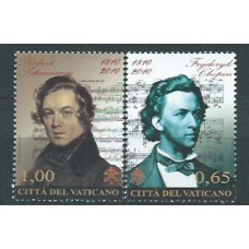 Vaticano - Correo 2010 Yvert 1526/7 ** Mnh Compositores música