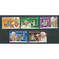Vaticano - Correo 2011 Yvert 1574/8 ** Mnh Viajes Benedicto XVI