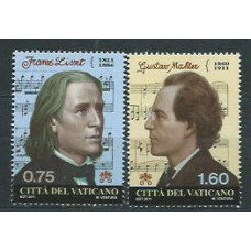 Vaticano - Correo 2011 Yvert 1579/80 ** Mnh Franz Liszt