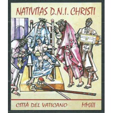 Vaticano - Correo 2012 Yvert 1606 Carnet ** Mnh Navidad