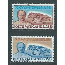 Vaticano - Correo 1954 Yvert 192/3 ** Mnh Pio XI
