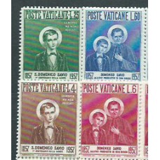 Vaticano - Correo 1957 Yvert 237/40 ** Mnh San Domique Savio