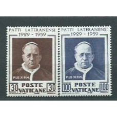 Vaticano - Correo 1959 Yvert 272/3 ** Mnh Pio XI