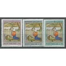 Vaticano - Correo 1961 Yvert 341/3 ** Mnh Navidad