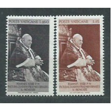 Vaticano - Correo 1963 Yvert 378/9 ** Mnh Juan XXIII