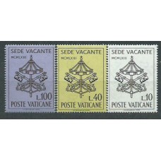 Vaticano - Correo 1963 Yvert 380/2 ** Mnh Serie vacante
