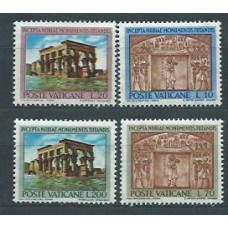 Vaticano - Correo 1964 Yvert 397/400 ** Mnh Monumento de Nubia