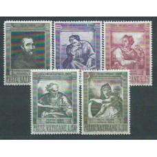 Vaticano - Correo 1964 Yvert 405/9 ** Mnh Miquel Angel