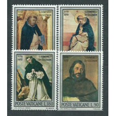 Vaticano - Correo 1971 Yvert 527/30 ** Mnh San Dominico