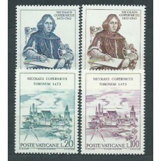 Vaticano - Correo 1973 Yvert 558/61 ** Mnh Copérnico