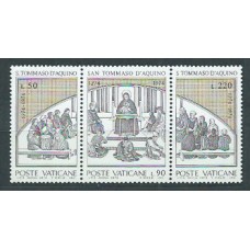 Vaticano - Correo 1974 Yvert 576/8 ** Mnh Santo Tomás de Aquino