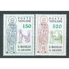 Vaticano - Correo 1979 Yvert 673/4 ** Mnh San Basilio el Grande