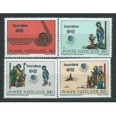 Vaticano - Correo 1981 Yvert 708/11 ** Mnh Congreso a Lourdes