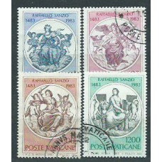Vaticano - Correo 1983 Yvert 743/6 usado  Pinturas Raphael