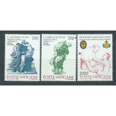 Vaticano - Correo 1986 Yvert 797/9 ** Mnh San Juan de Dios