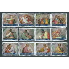 Vaticano - Correo 1991 Yvert 891/902 ** Mnh Capilla Sixtina