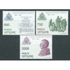 Vaticano - Correo 1991 Yvert 903/5 ** Mnh