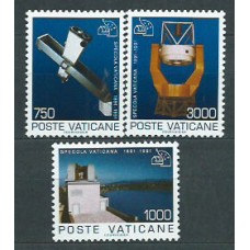 Vaticano - Correo 1991 Yvert 908/10 ** Mnh Observatorio
