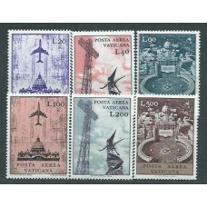 Vaticano - Aereo Yvert 47/52 ** Mnh