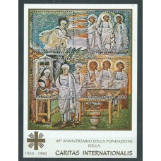 Vaticano - Hojas Yvert 12 ** Mnh Cáritas