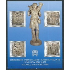 Vaticano - Correo 1998 Yvert 1119A/D ** Mnh Escultura