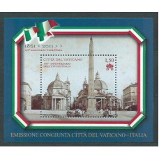 Vaticano - Hojas Yvert 37 ** Mnh Unidad de Italia