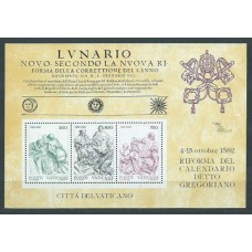 Vaticano - Hojas Yvert 4 ** Mnh Calendario Gregoriano