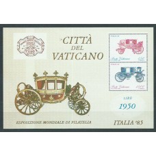 Vaticano - Hojas Yvert 8 ** Mnh Carrozas