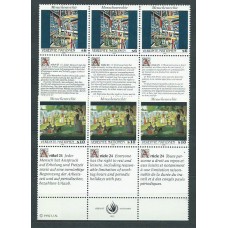 Naciones Unidas - Viena Correo 1992 Yvert 151/6 ** Mnh