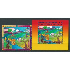 Naciones Unidas - Viena Correo 1997 Yvert 246/9+H,8 ** Mnh