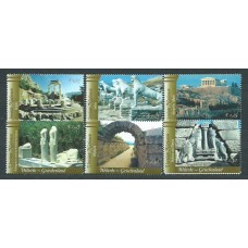Naciones Unidas - Viena Correo 2004 Yvert 434/9 ** Mnh Patrimonio Mundial. Grecia