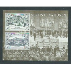 Naciones Unidas - Viena Hojas Yvert 6 ** Mnh