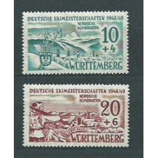Wurtemberg - Correo Yvert 42/3 * Mh
