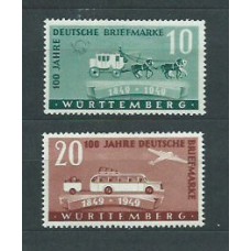 Wurtemberg - Correo Yvert 49/50 ** Mnh