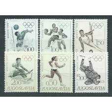Yugoslavia - Correo 1968 Yvert 1183/8 ** Mnh Olimpiadas de Méjico