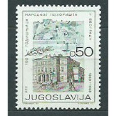 Yugoslavia - Correo 1969 Yvert 1206 ** Mnh Teatro de Belgrado