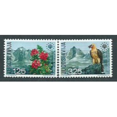 Yugoslavia - Correo 1970 Yvert 1291/2 ** Mnh Fauna y flora