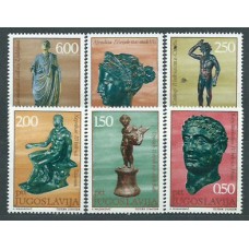 Yugoslavia - Correo 1971 Yvert 1318/23 ** Mnh Esculturas de bronce