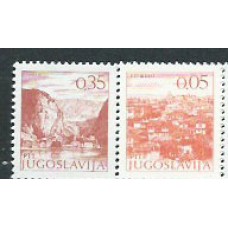 Yugoslavia - Correo 1973 Yvert 1392b/3b ** Mnh Vistas