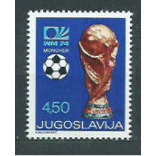 Yugoslavia - Correo 1974 Yvert 1452 ** Mnh Deportes fútbol