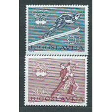 Yugoslavia - Correo 1976 Yvert 1519/20 ** Mnh Olimpiadas de Innsbruchk