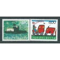 Yugoslavia - Correo 1976 Yvert 1553/4 ** Mnh Dibujos infantiles