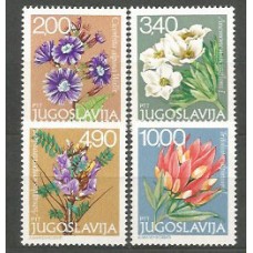 Yugoslavia - Correo 1979 Yvert 1669/72 ** Mnh Flores